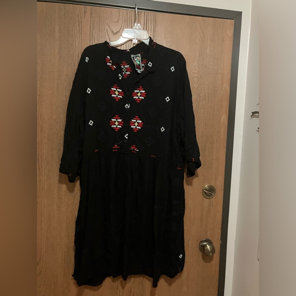 EUC Johnny Was tunic dress, 2X